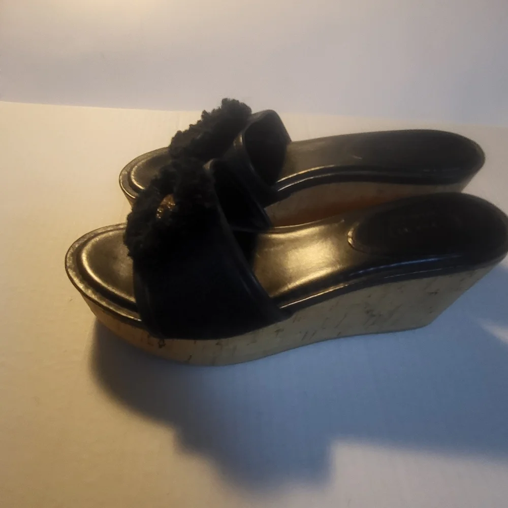 Vintage Coach Wedge‎ Heels Y2K, Floral Design, Women's Size 8.5 - Picture 11 of 12